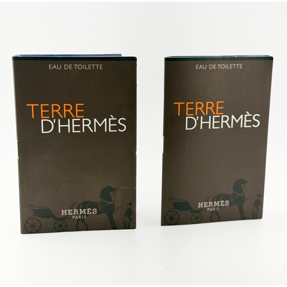 2x TERRE D'HERMES by HERMES‎ for Men 0.06 oz 2ml